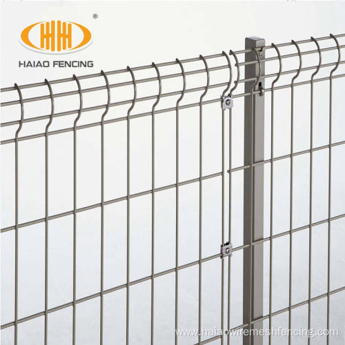 Wire mesh fence double loop wire fence